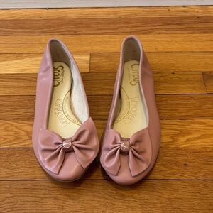 Circus by Sam Edelman Women's Mauve Flats with Bow
